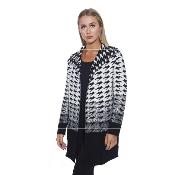 BNWT! Marina V houndtooth Coat/Cardigan - Picture 3 of 5
